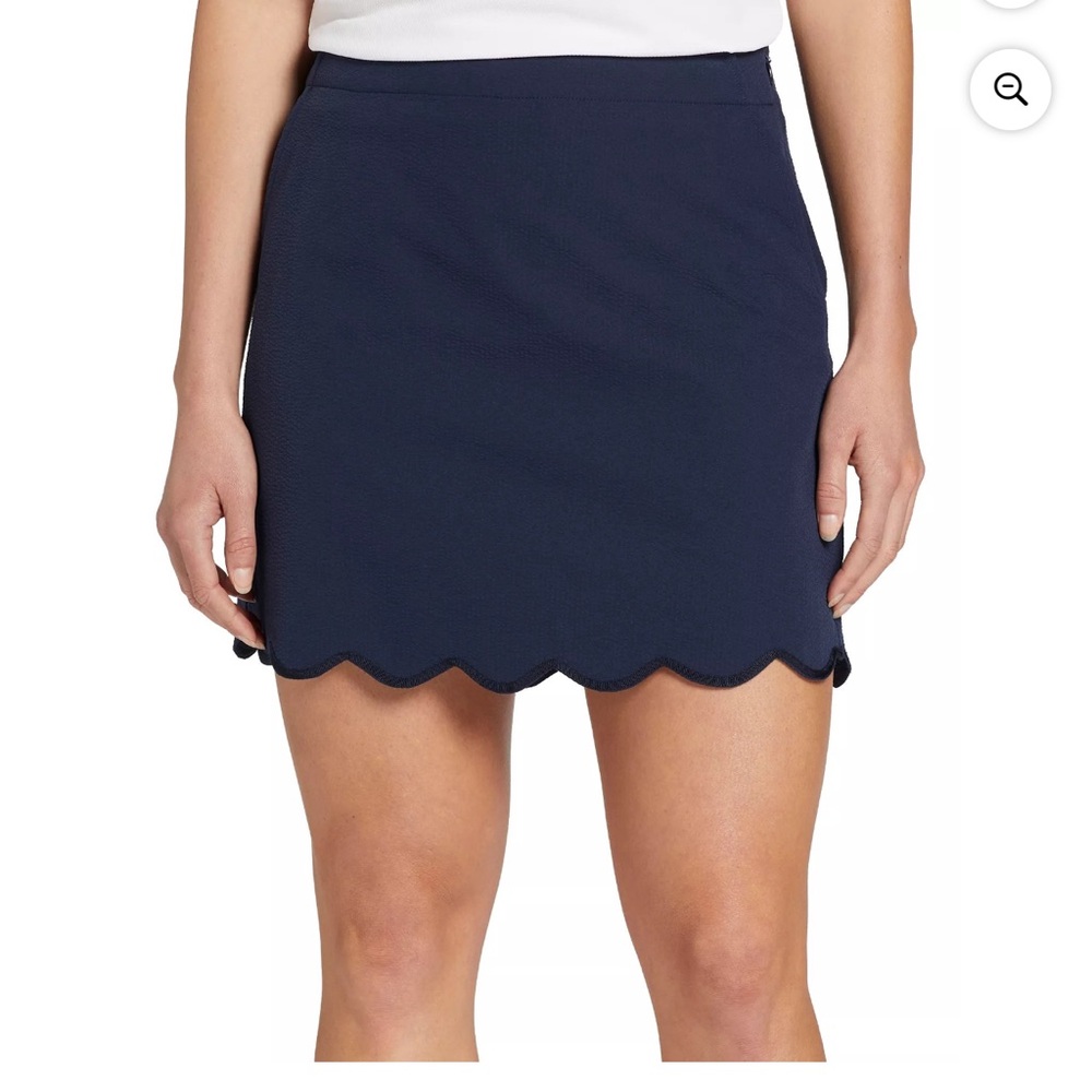 Walter Hagen Women's Scallop Golf Skort, Size 8, Dark Navy Blue